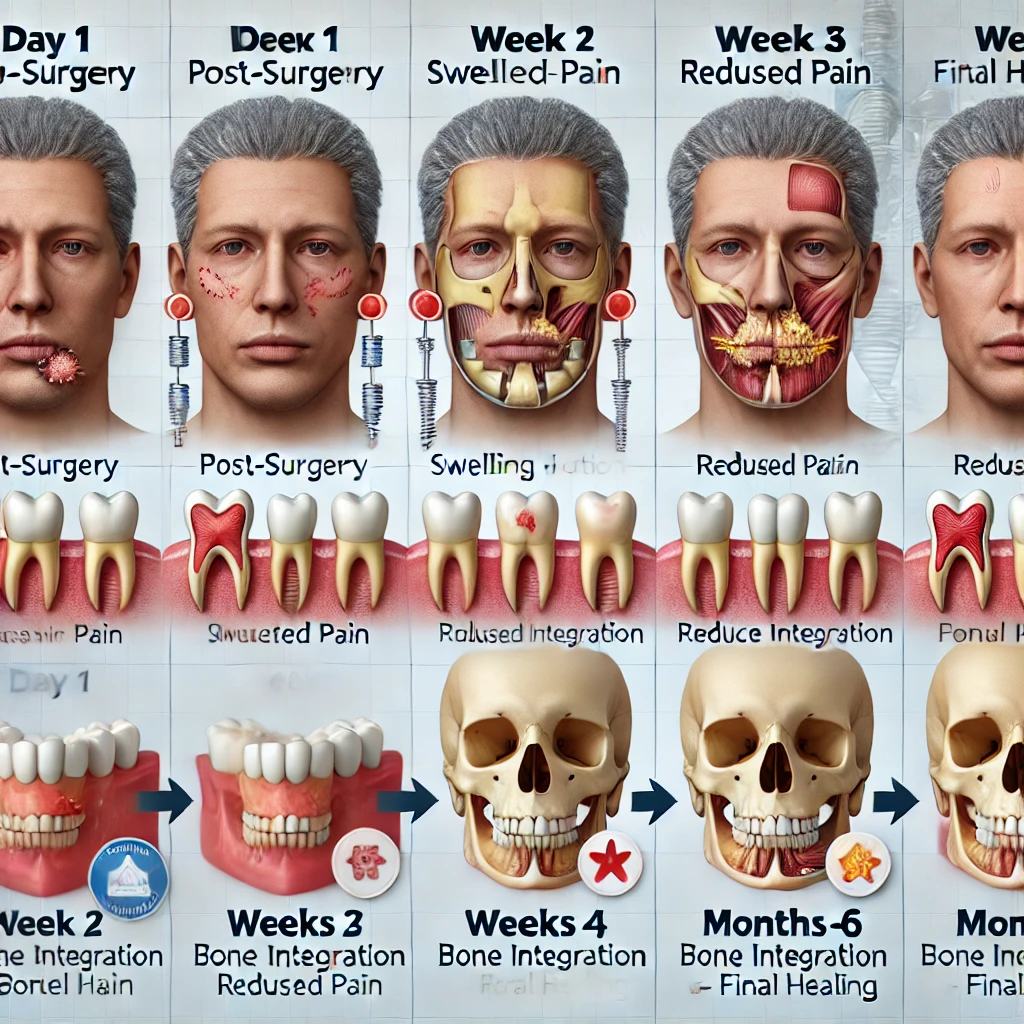 All-On-4 Implants Recovery Timeline: Outlines the Recovery Stages After All-On-4 Implant Surgery